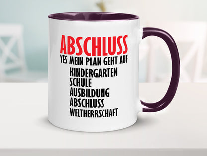 Abschluss Bachelor Geschenkidee Humor Tasse