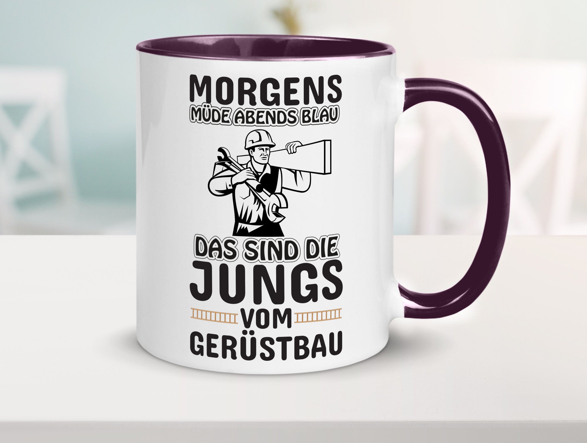 Jungs vom Gerüstbau | Gerüstbauer Tasse Baustelle Geschenk Humor Geschenkidee