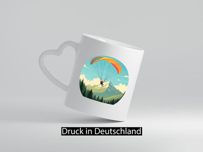 Gleitschirm | Motiv Paragleiter Gleitschirmfliegen vl9 Humor Geschenkidee Tasse