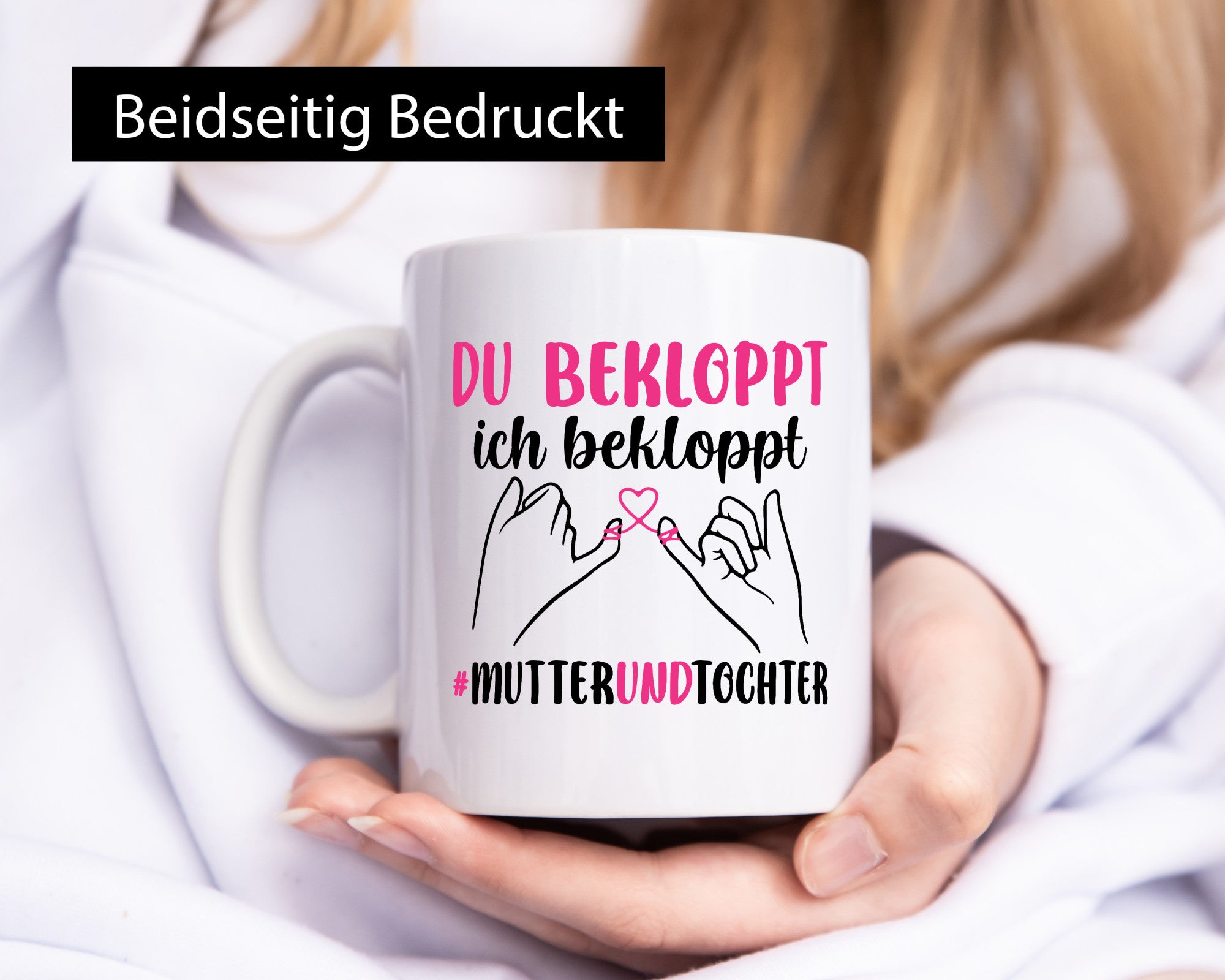 Wir sind bekloppt | mutter und Tocher Muttertag Humor Familie Geschenkidee Tasse