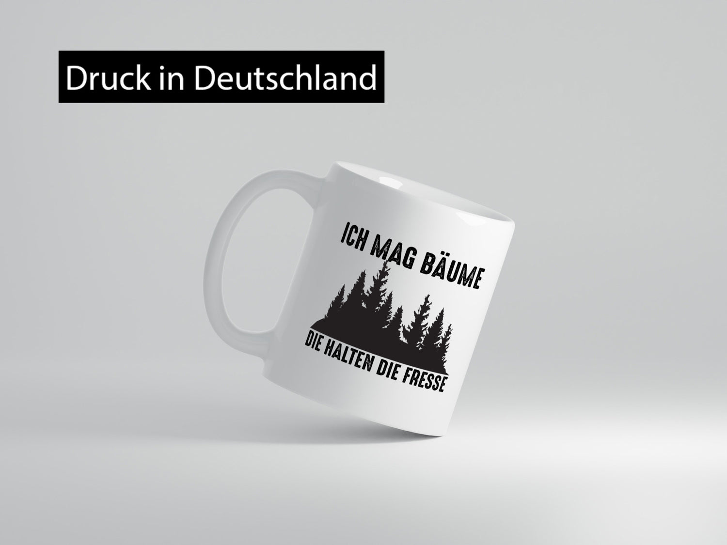 Ich mag Bäume | Wald Die halten Fresse Geschenk Humor Geschenkidee lustiger