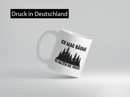 Ich mag Bäume | Wald Die halten Fresse Geschenk Humor Geschenkidee lustiger