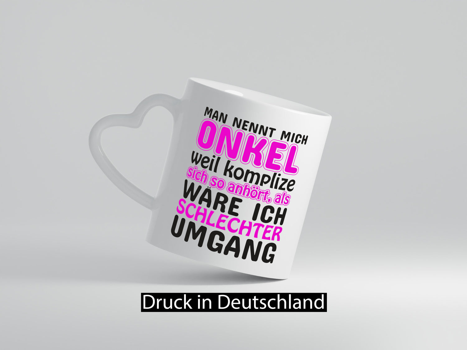 Man nennt mich Onkel | lustiger Spruch cooler Humor Geschenkidee Tasse