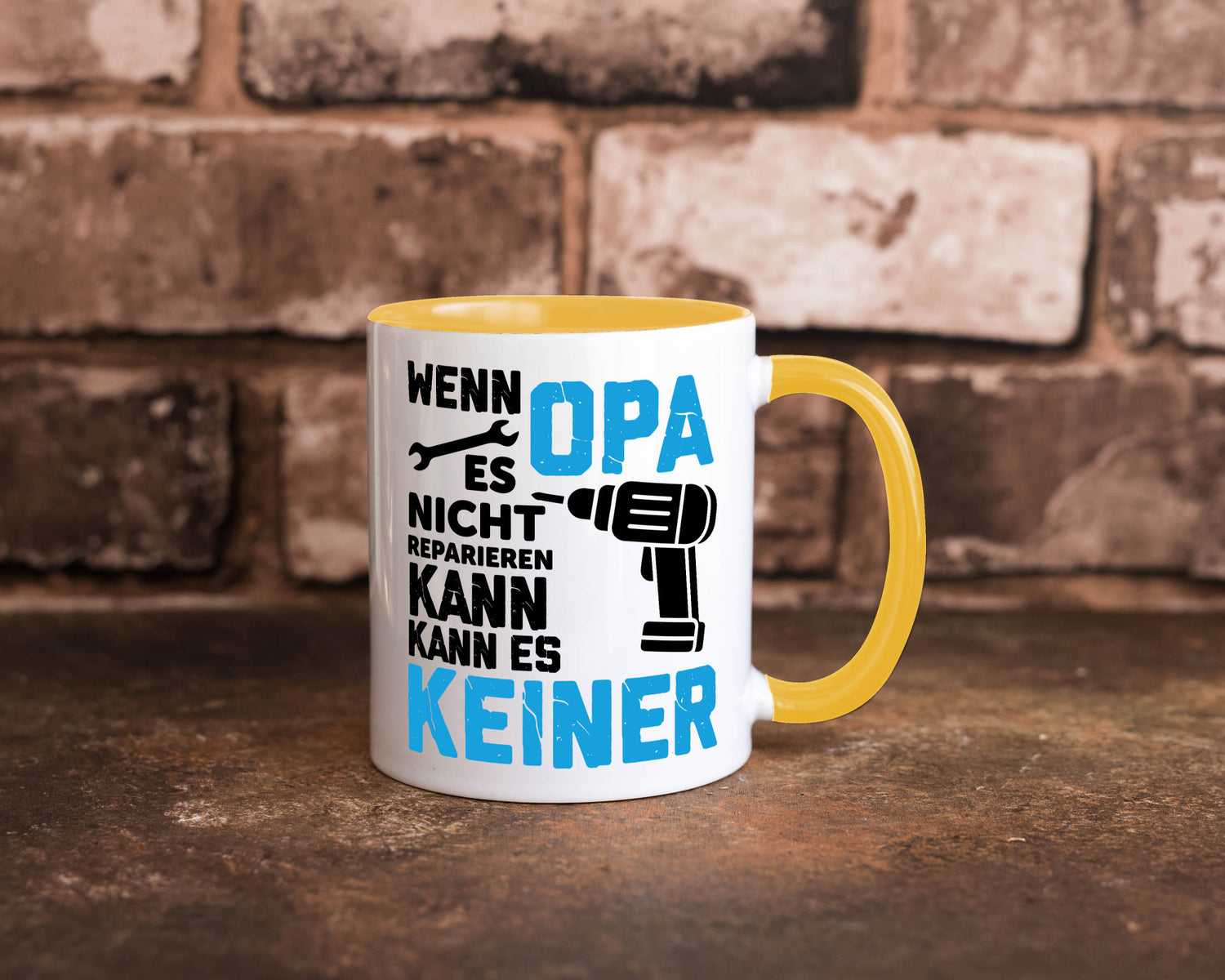 Wenn opa es nicht Reparieren kann | für alles Geschenkidee Familie Humor Tasse