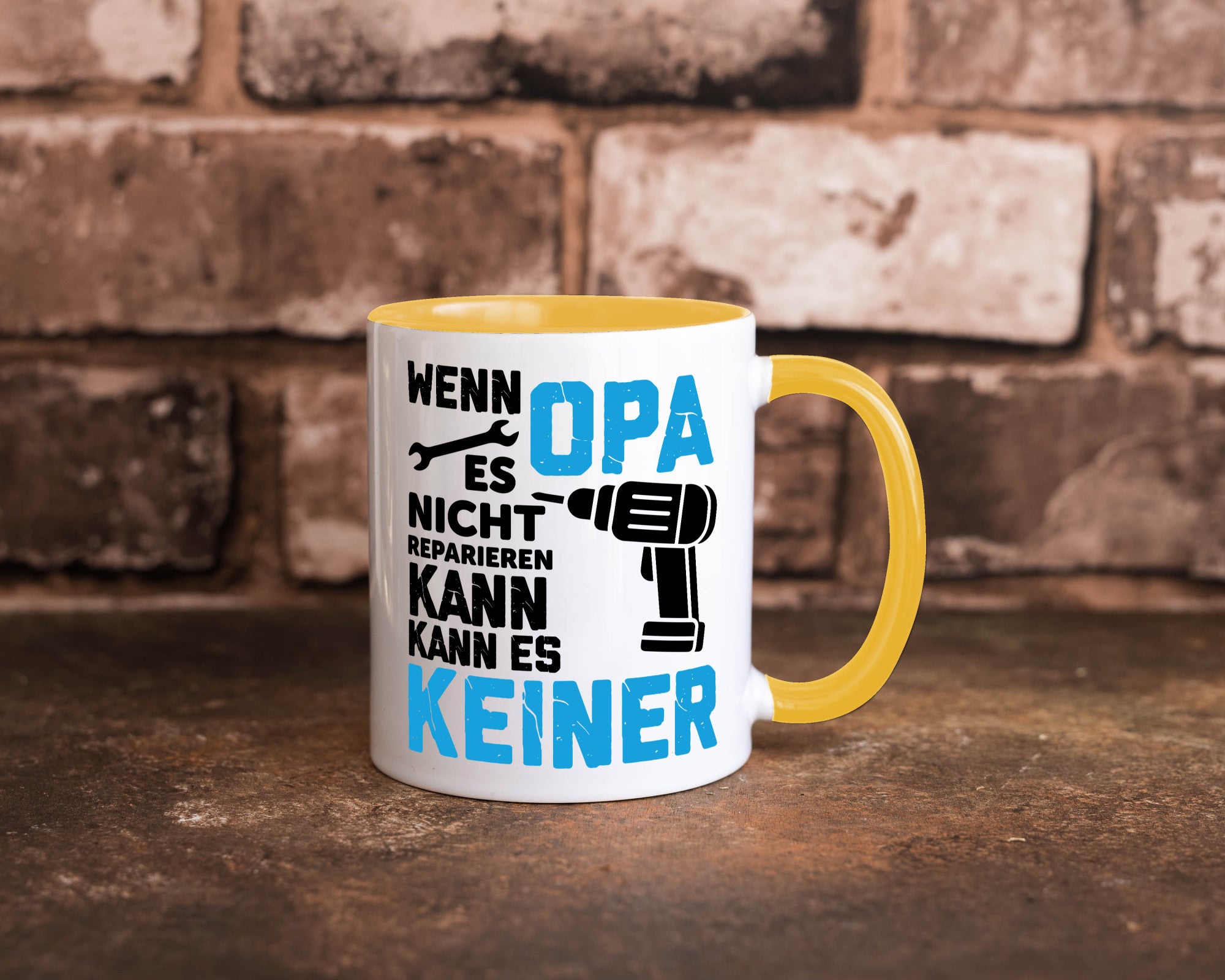 Wenn opa es nicht Reparieren kann | für alles Geschenkidee Familie Humor Tasse