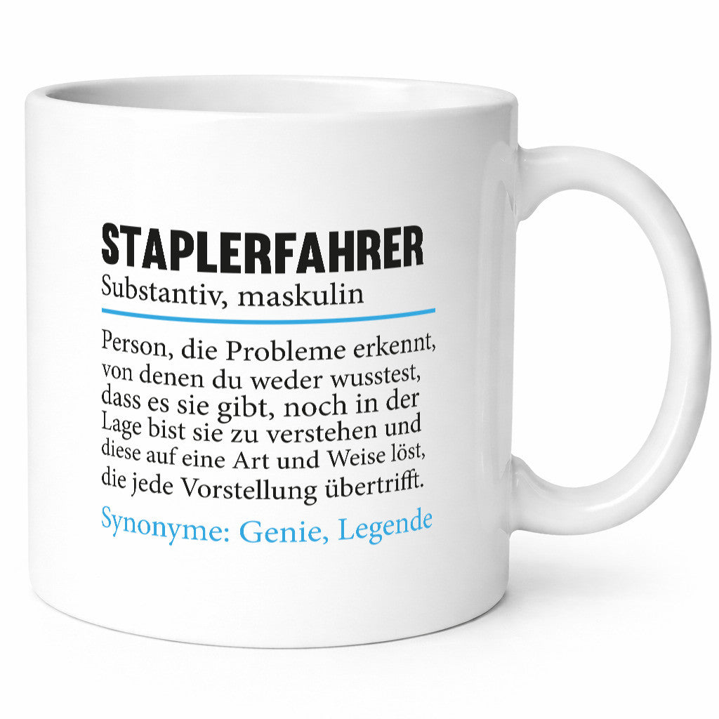 Staplerfahrer | Gabelstapler Fahrer Spruch Beruf Geschenk Arbeit Kollegen Büro
