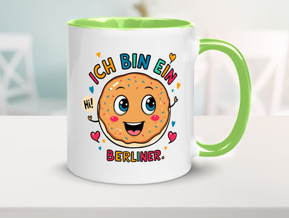 Ich bin ein Berliner | Krapfen Pfannkuchen Humor Geschenkidee Tasse