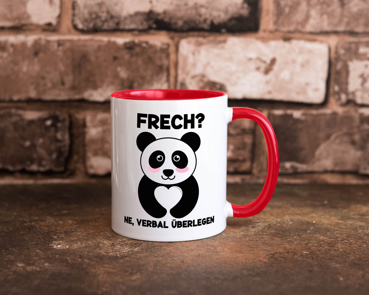 Frech | Verbal überlegen süßer Pandabär kecker Spruch lustiger Geschenk Humor