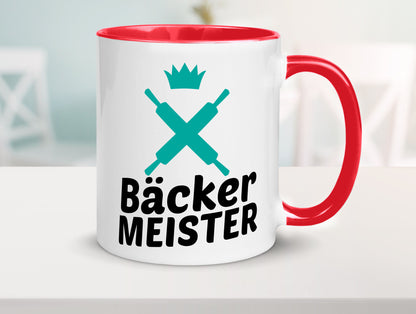 Bäcker Meister | Bäckerrei lustig Humor Geschenkidee Geschenk Tasse