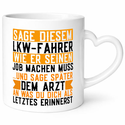 LKW Fahrer | Lastwagen Brummifahrer lustiger Spruch Geschenk Humor Geschenkidee