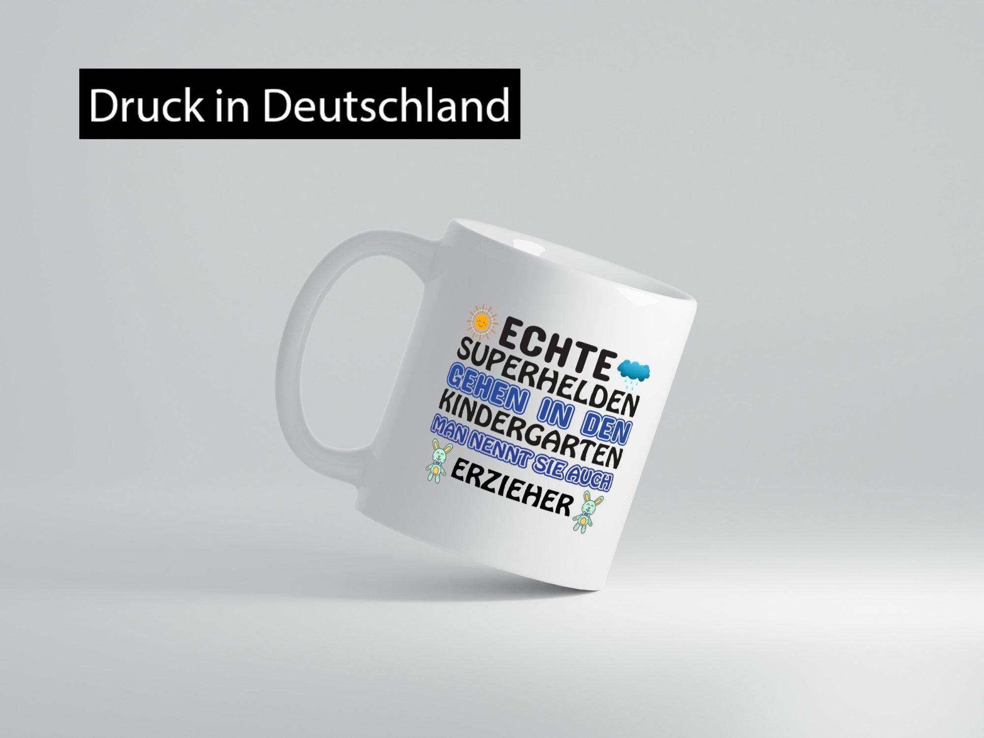 Superheld Erzieher | Tasse Kindergärtner Kindergarten lustiger Spruch Geschenk