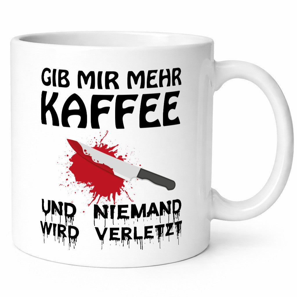 Gib mir mein Kaffee Geschenk Humor Geschenkidee lustiger Spruch Tasse