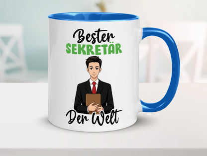 Bester Sekretär | Büro v2 lustiger Spruch Geschenk Arbeit Kollegen Tasse