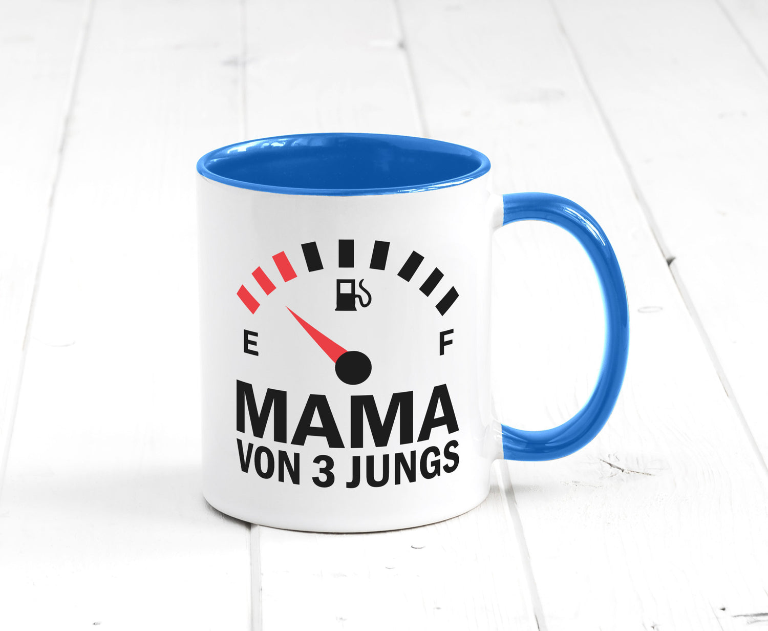 Mama von 3 Jungs | Muttertag Geschwister lustiger Spruch Geschenk Familie