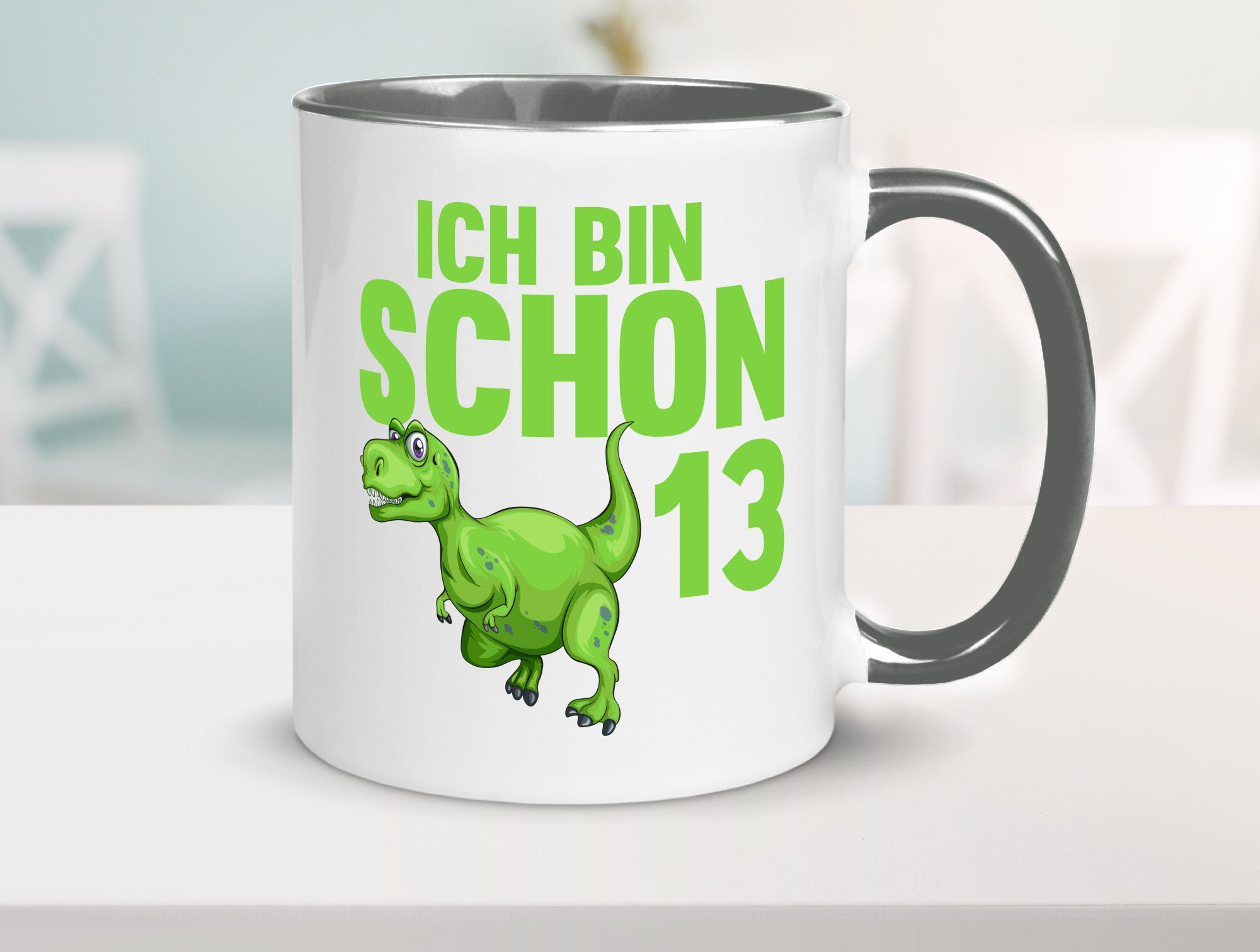 13. Geburtstag | 13 Jahre Dino Dinosaurier Humor Geschenkidee Tasse