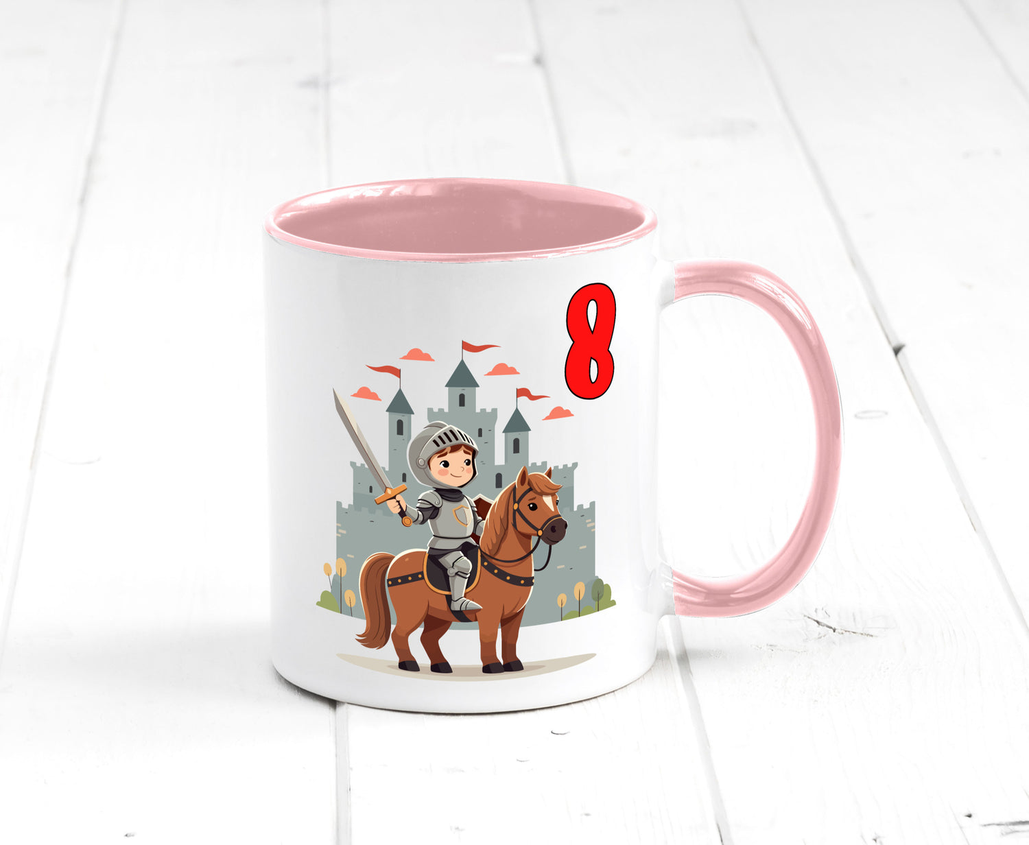 8. Geburtstag | 8 Jahre Ritter Junge Schloss Geschenk Geschenkidee lustiger