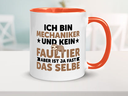 Ich bin kein Faultier: Mechaniker | KFZ Werkstatt Humor Tierliebhaber