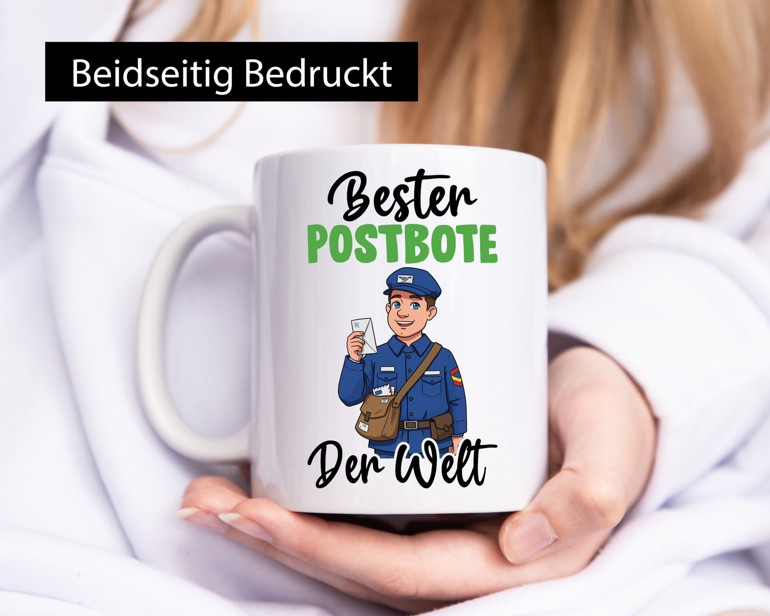 Bester Postbote | Beruf Post Briefträger v2 lustiger Spruch Geschenk Arbeit