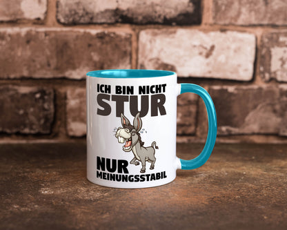 Sturer Esel | Sturkopf Tasse Dickkopf Spruch Humor lustiger Geschenk