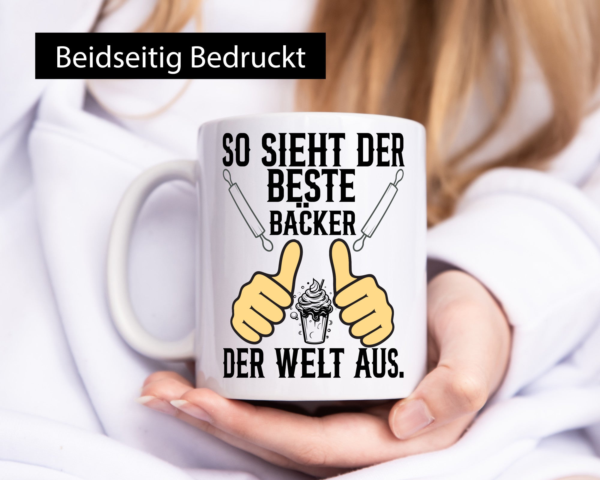 So sieht der beste Bäcker Welt aus | Meister Humor Geschenkidee Tasse