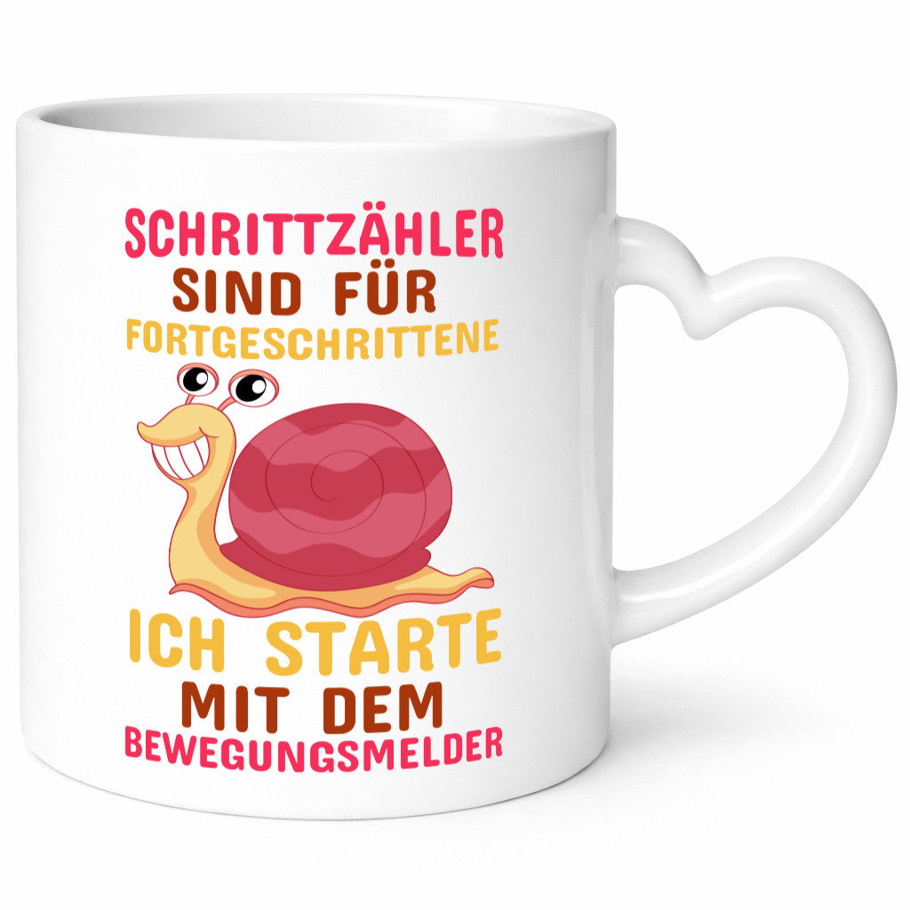Schrittzähler | Faulpelz Sportmuffel Schnecke Geschenk Humor Geschenkidee
