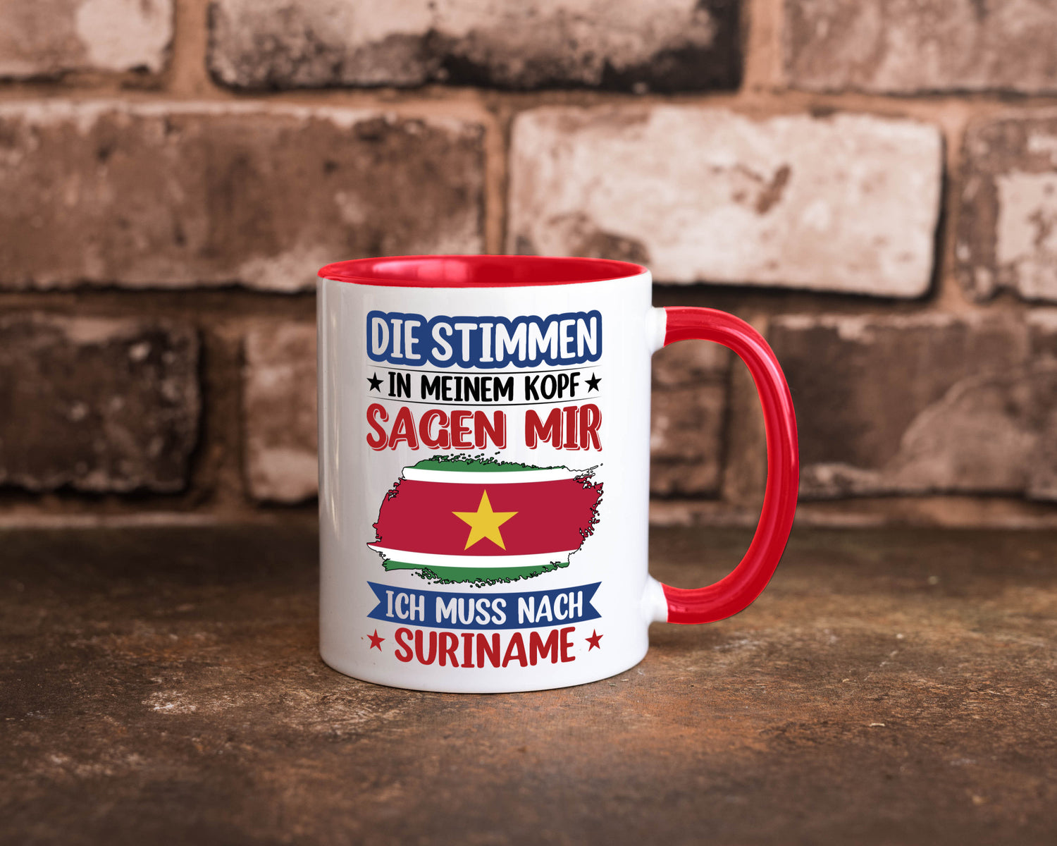 Suriname | Urlaub Stimmen in meinem Kopf Traumland v2 Geschenk Humor
