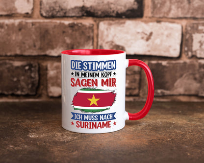 Suriname | Urlaub Stimmen in meinem Kopf Traumland v2 Geschenk Humor