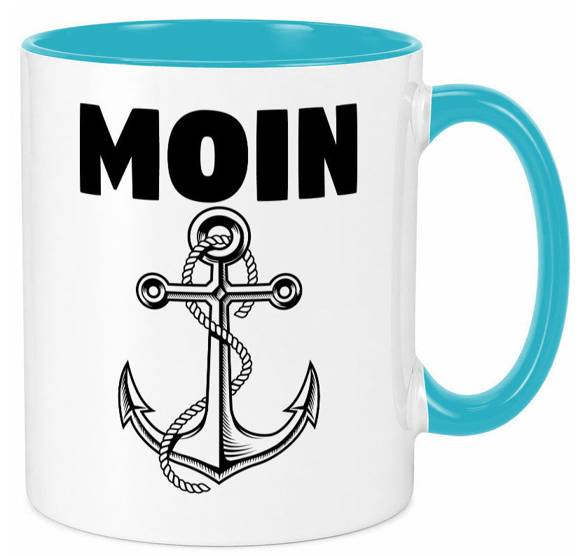 Moin Anker | Norddeutschland Tasse Norddeutscher Humor Geschenkidee