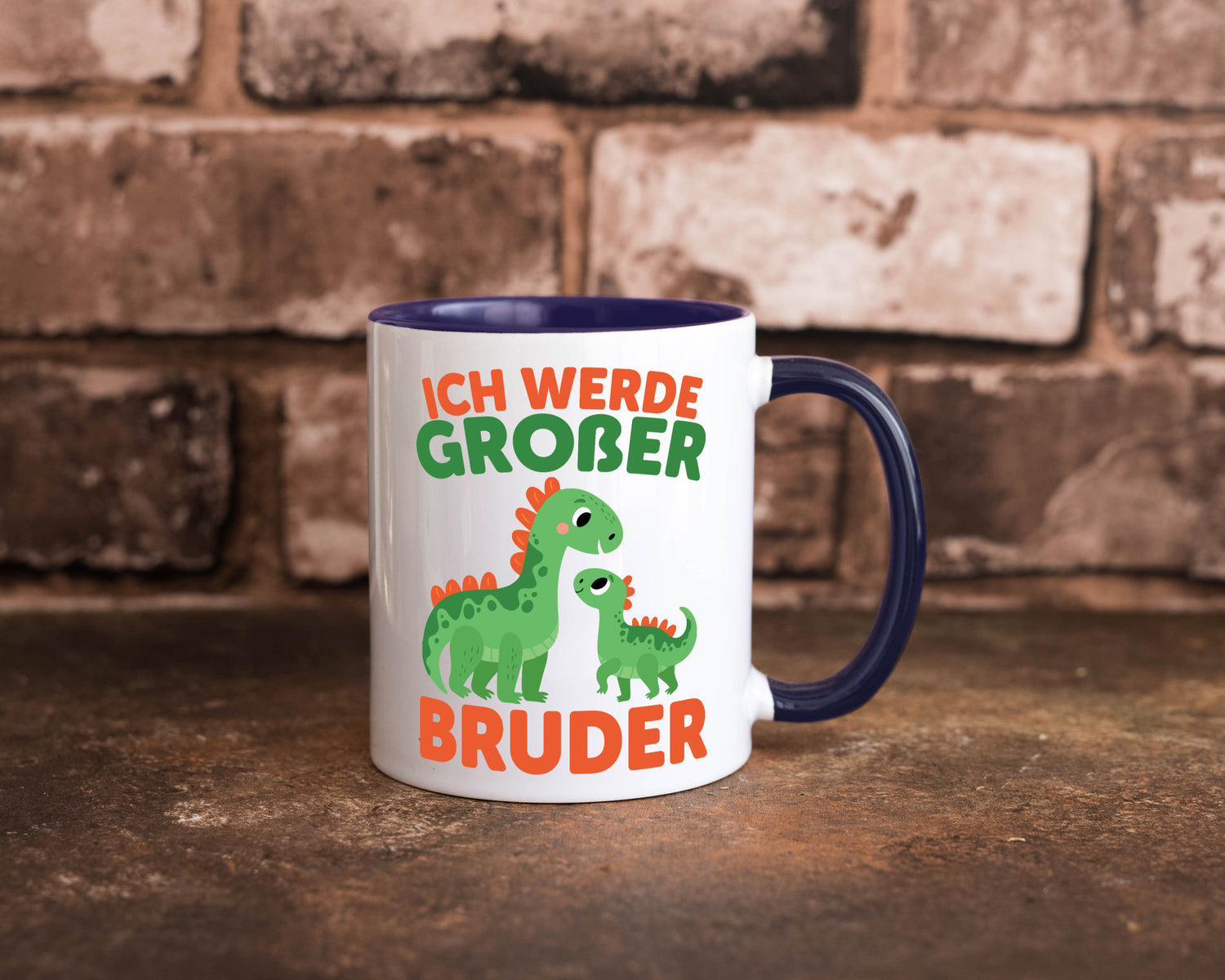 Ich werde Großer Bruder | Dino Brudersaurus lustig Humor Geschenkidee Geschenk