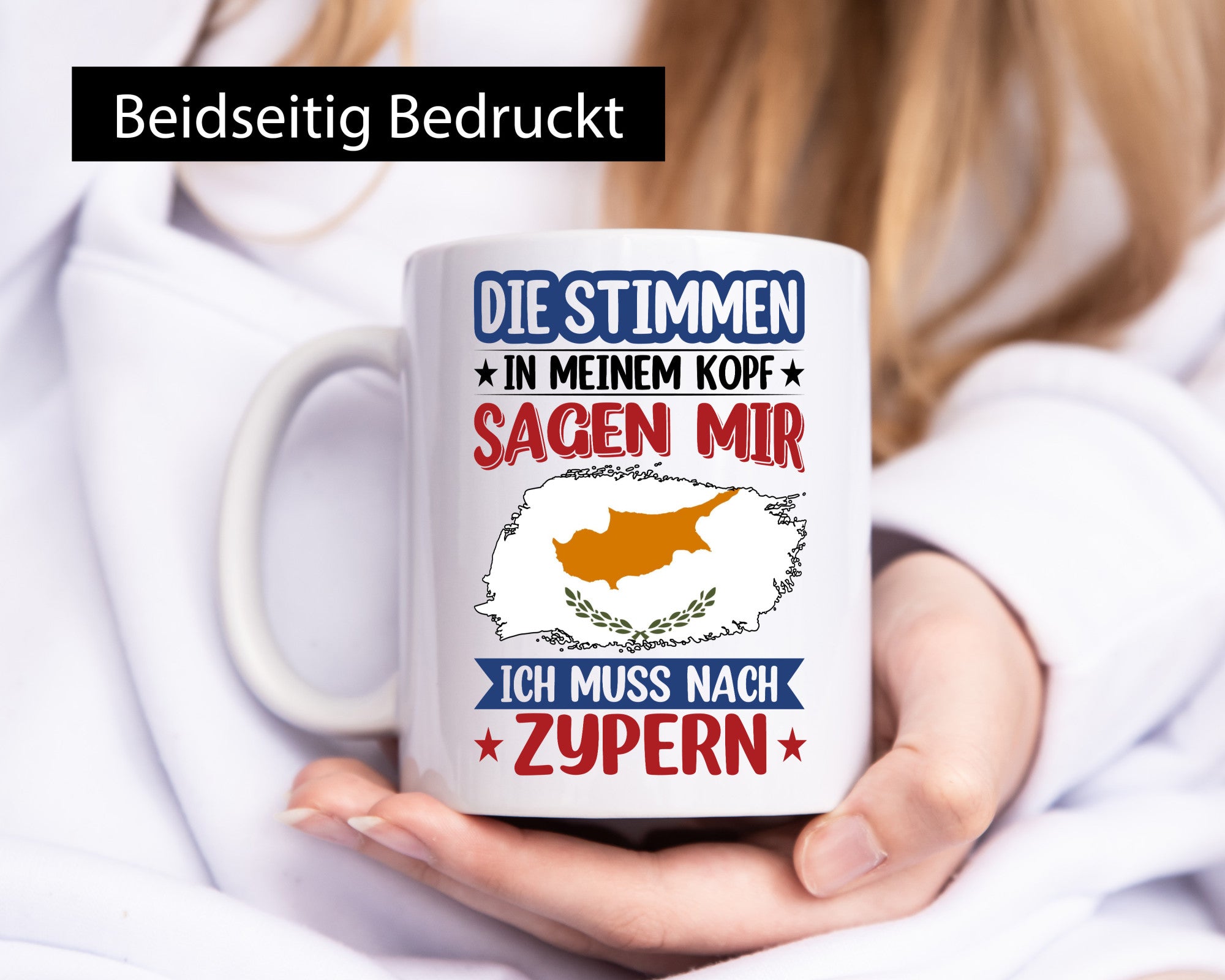 Zypern | Urlaub Stimmen in meinem Kopf Traumland lustiger Spruch Geschenk Humor