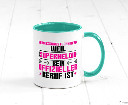 Superheldin Vermessungstechnikerin | Techniker Humor Geschenkidee Tasse