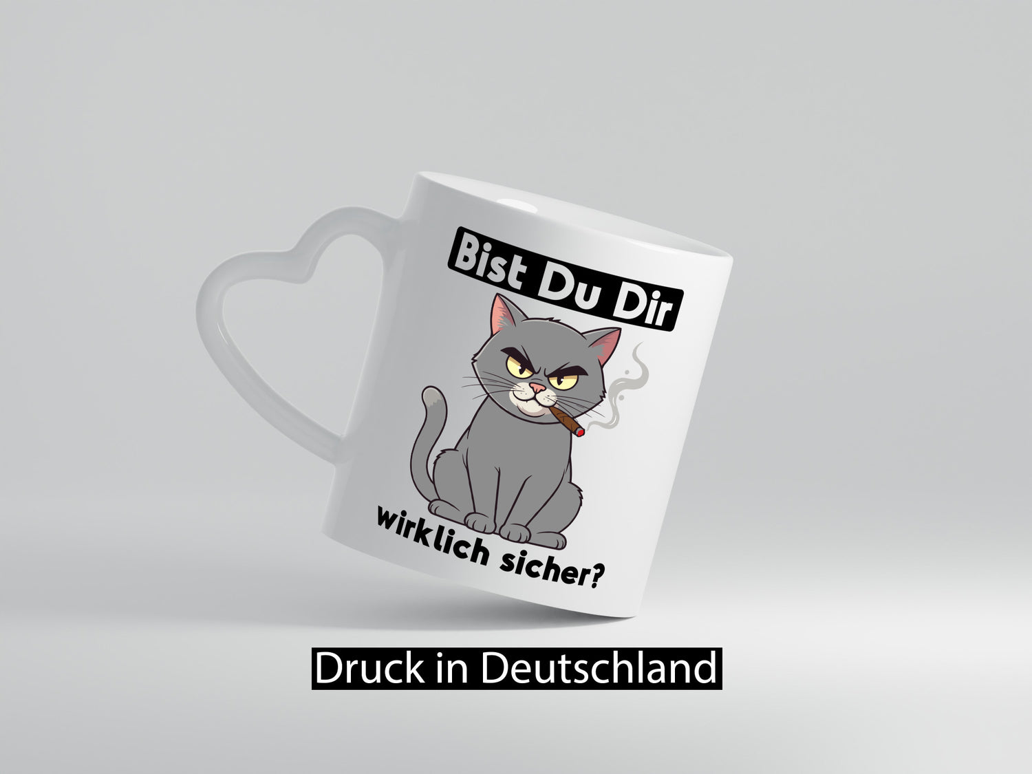 Bist du dir wirklich sicher? | Böse Katze Geschenk Tierliebhaber Humor lustiger