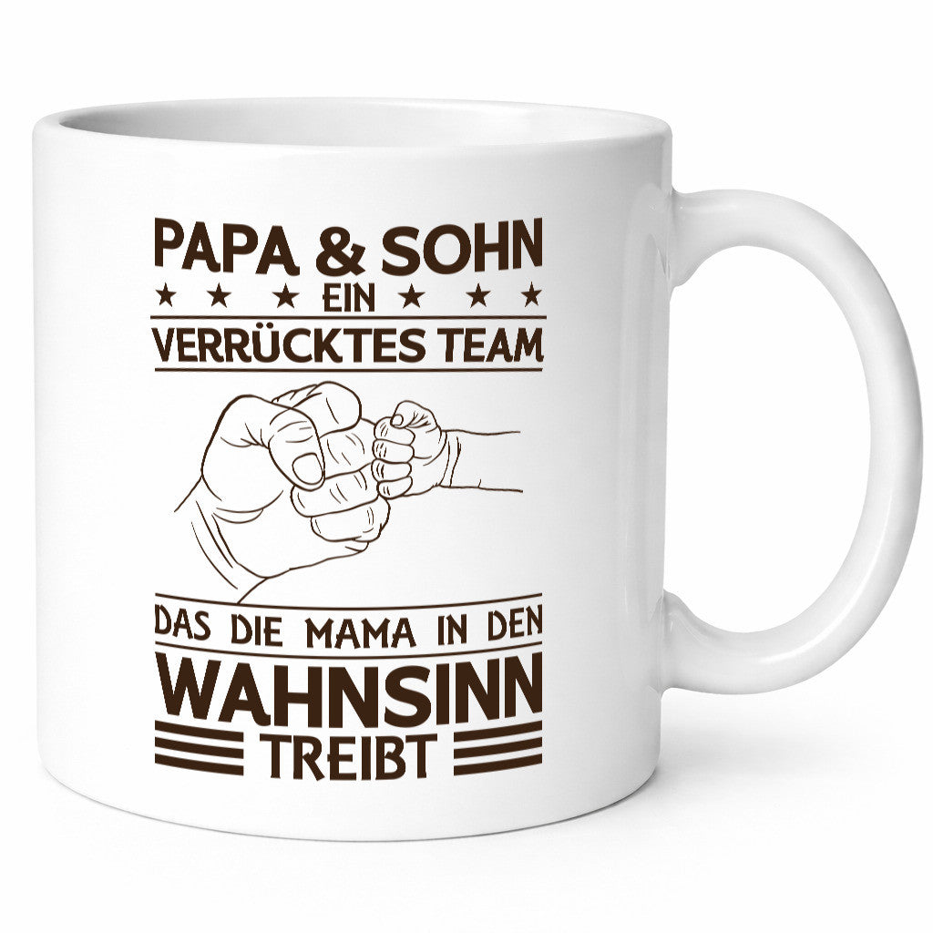 Papa und Sohn treiben Mama in den Wahnsinn | Fäuste Geschenkidee Familie Humor