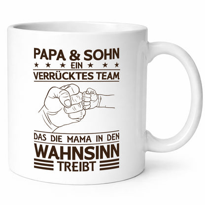 Papa und Sohn treiben Mama in den Wahnsinn | Fäuste Geschenkidee Familie Humor