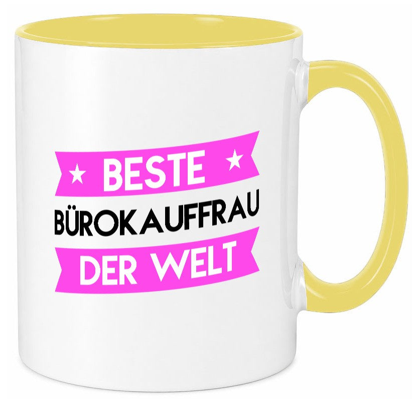 Beste Bürokauffrau | Kauffrau Humor Arbeit Kollegen Büro Geschenkidee Tasse