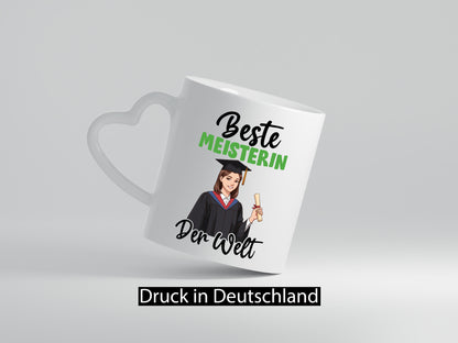 Beste Meisterin | Meisterbrief v2 Geschenk Humor Geschenkidee lustiger Spruch