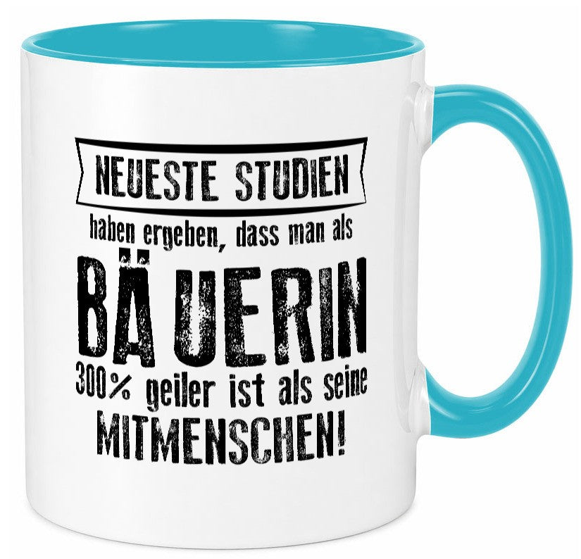 Neuste Studien: Bäuerin | Bauernhof Landwirtschaft Humor Geschenkidee Tasse