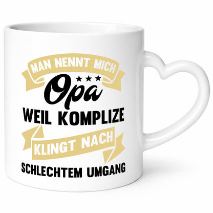 Man nennt mich Opa | Bester der Welt Humor Familie Geschenkidee Tasse