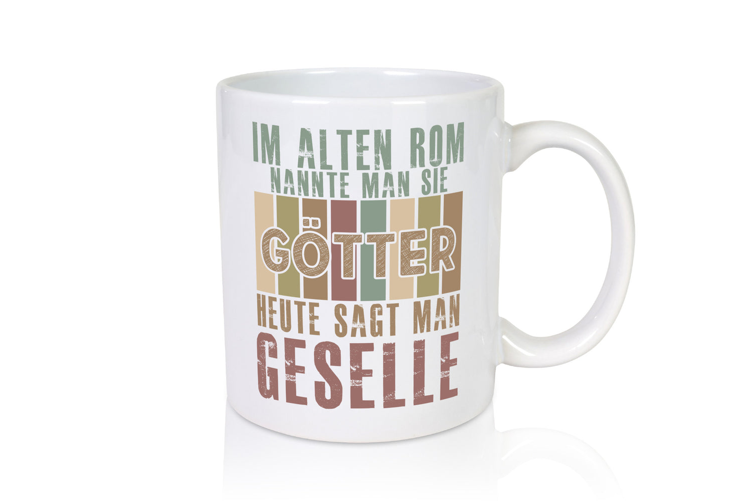 Heute sagt man: Geselle | Handwerker lustig Humor Geschenkidee Geschenk Tasse