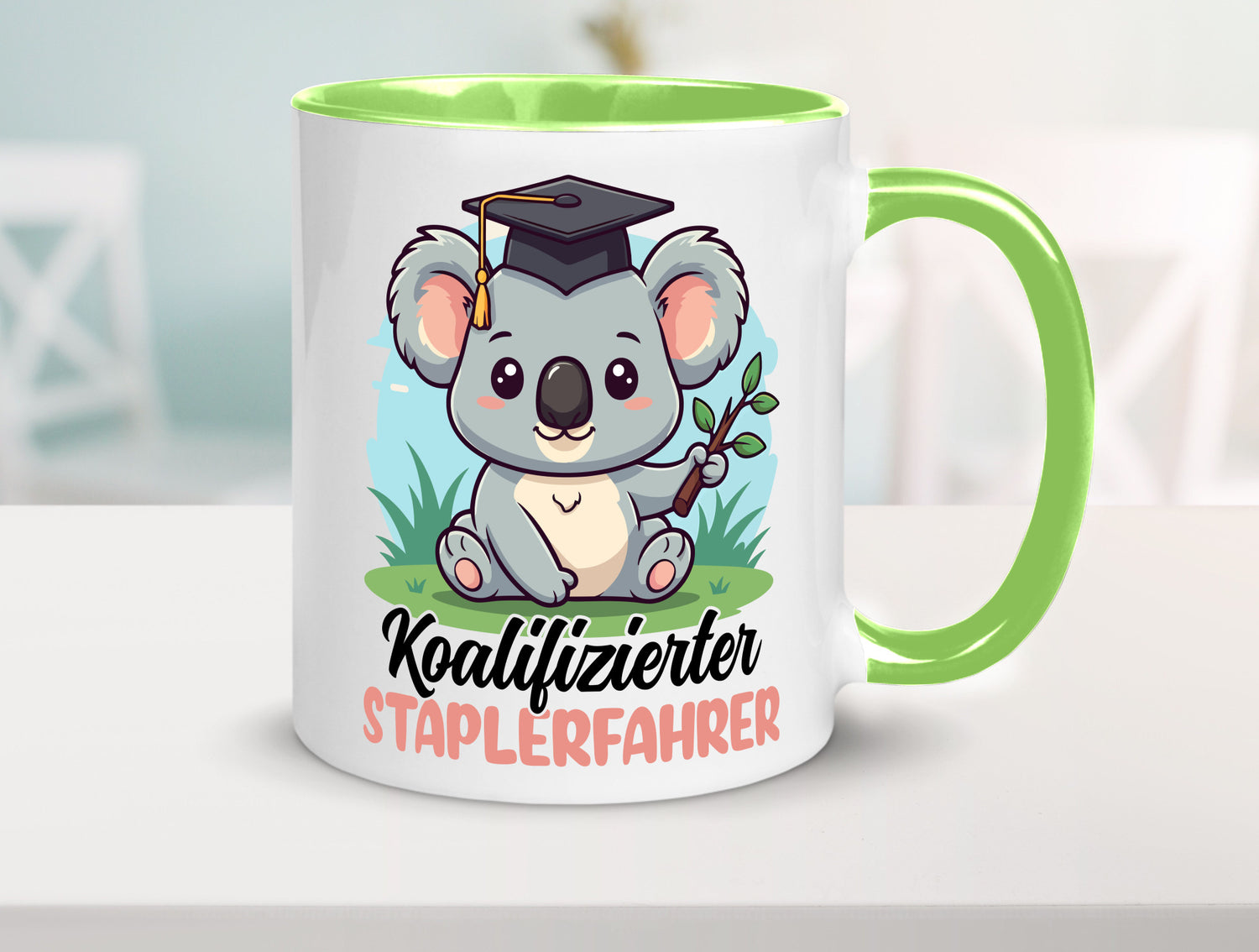 Koalifizierter Staplerfahrer | Gabelstapler Fahrer Geschenk Humor Geschenkidee