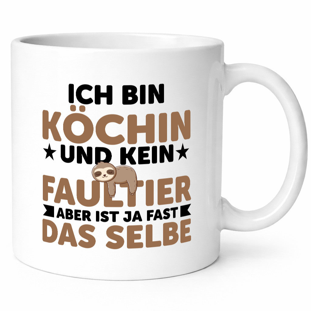 Ich bin kein Faultier: Köchin | Chefköchin Chefkoch v2 lustig Arbeit Kollegen