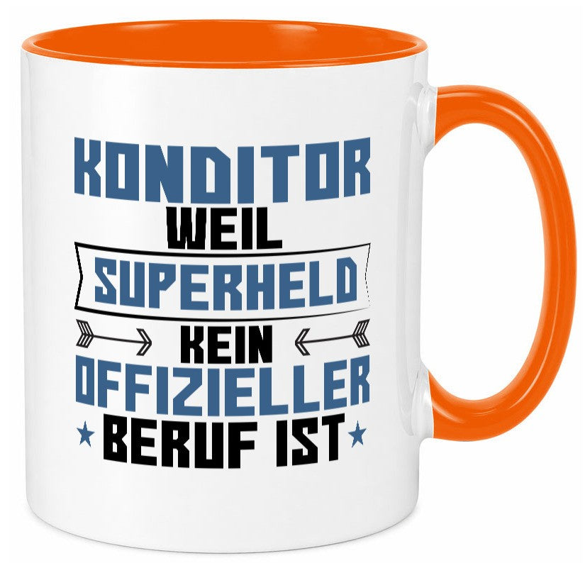 Superheld Konditor | Konditorei Humor Geschenkidee Tasse