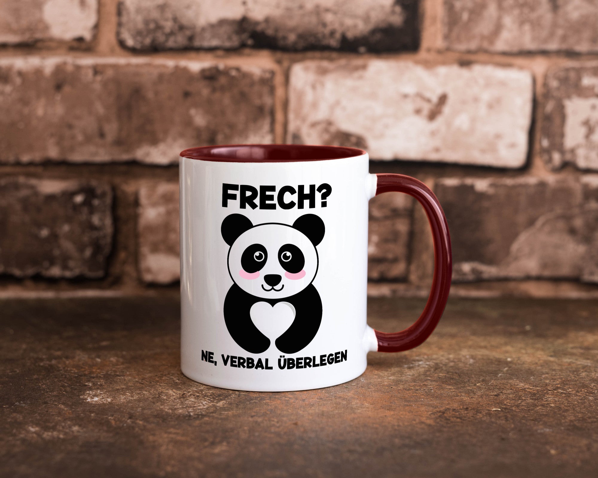 Frech | Verbal überlegen süßer Pandabär kecker Spruch lustiger Geschenk Humor
