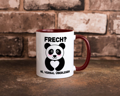 Frech | Verbal überlegen süßer Pandabär kecker Spruch lustiger Geschenk Humor