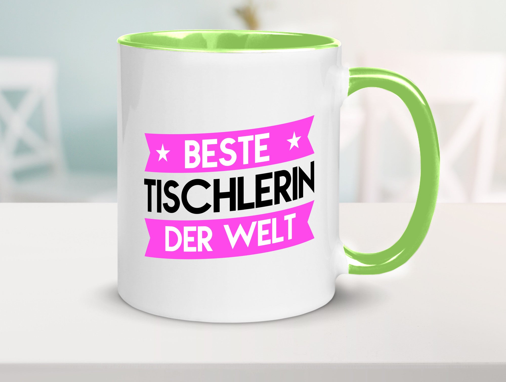 Beste Tischlerin | Tischlerei lustiger Spruch Geschenk Humor Geschenkidee Tasse