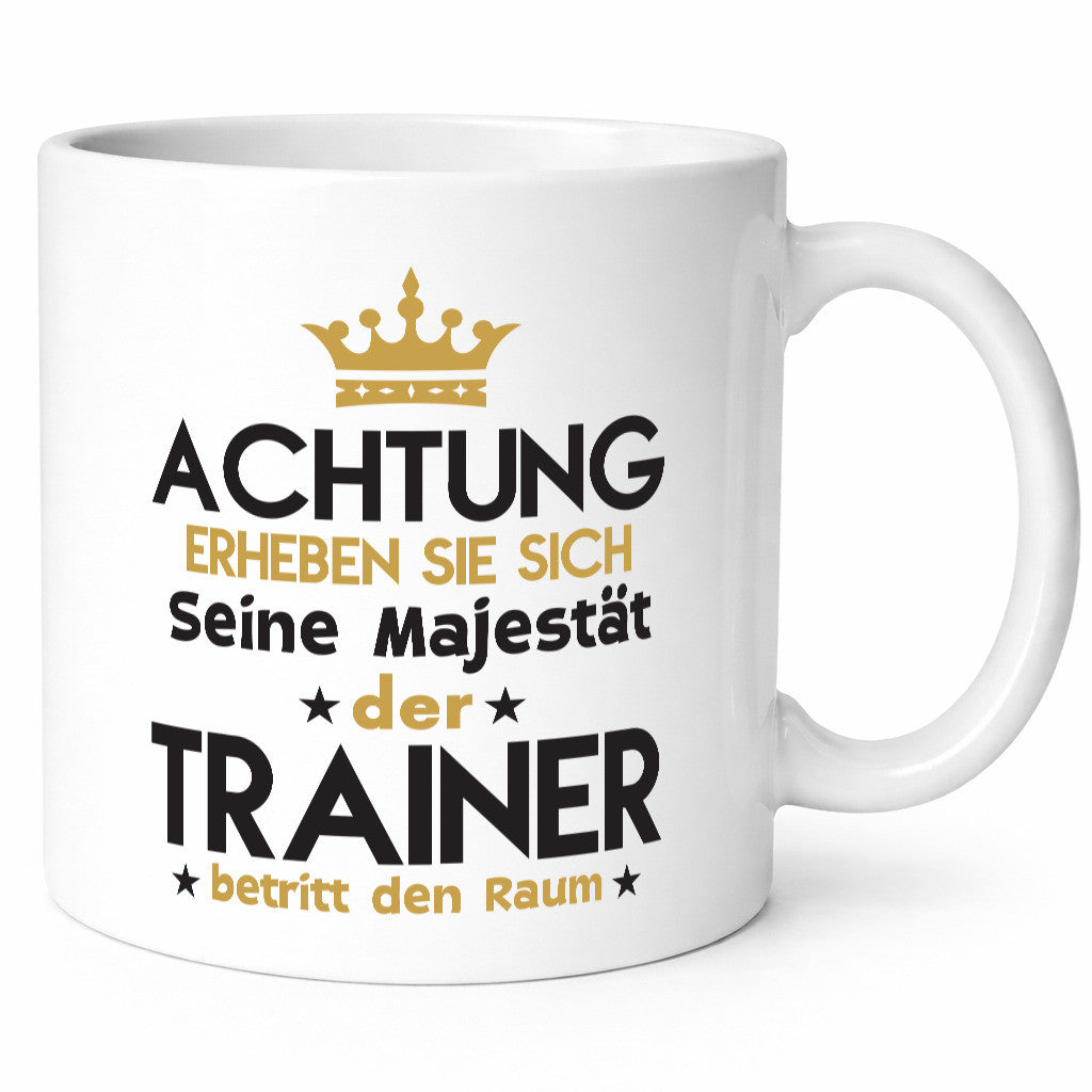 Seine Majestät Trainer | Verein Sport lustiger Spruch Geschenk Humor