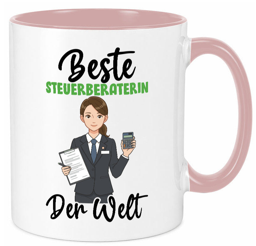 Beste Steuerberaterin | Steuer Beratung v2 Geschenkidee Humor Tasse