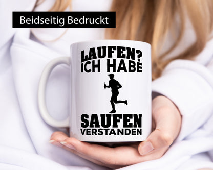 Saufen Spruch | Trinker Tasse lustiger Trinkspruch Geschenk Humor Geschenkidee