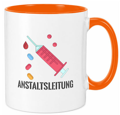 Anstaltsleitung | Krankenschwester Krankenhaus Humor Geschenkidee Tasse