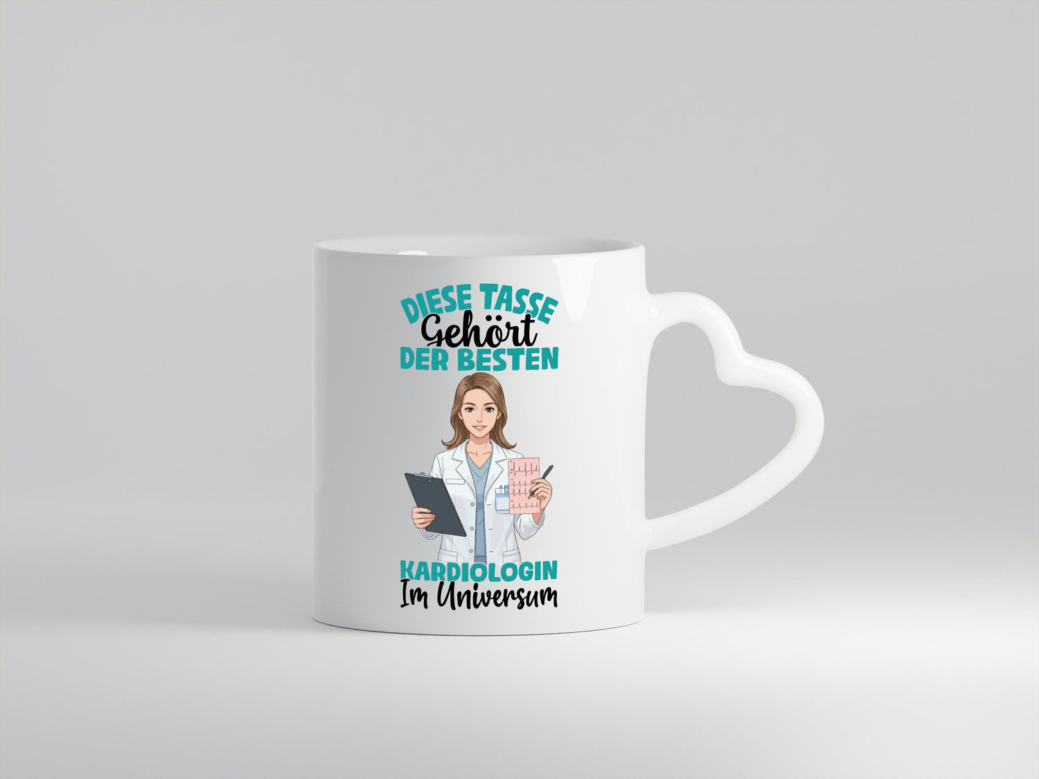 Im Universum: Kardiologin | Kardiologie Geschenkidee Humor Tasse